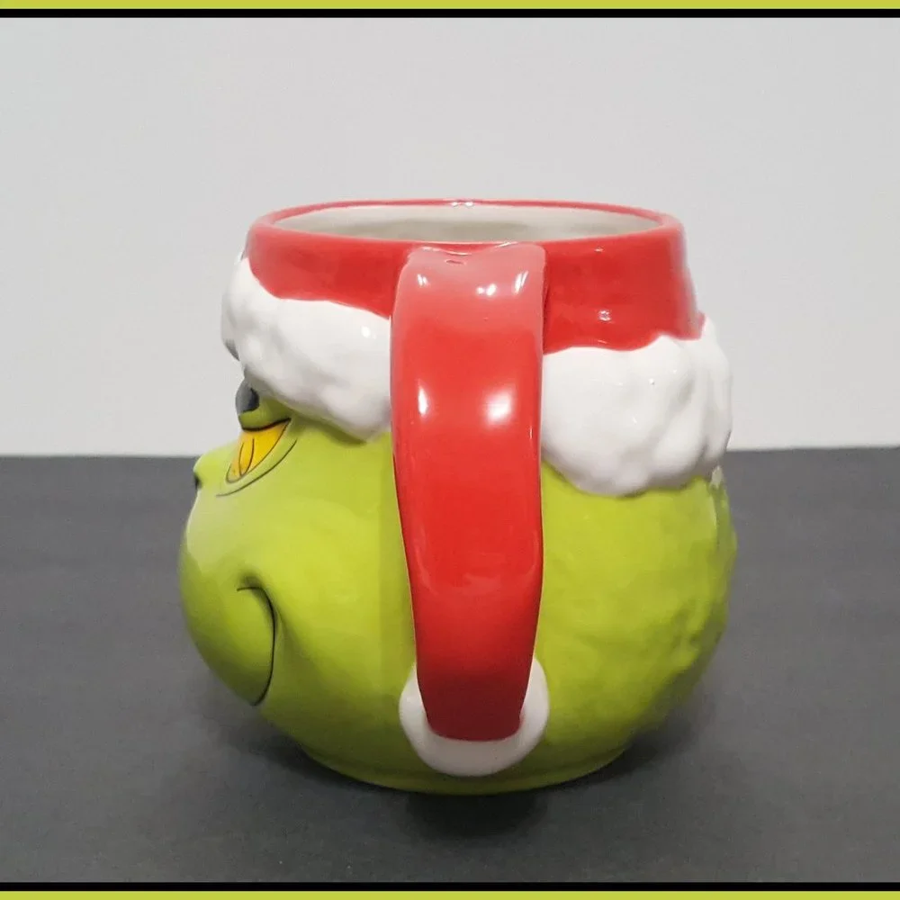 NEW Williams Sonoma The Grinch Figural Mug 28 OZ Stoneware